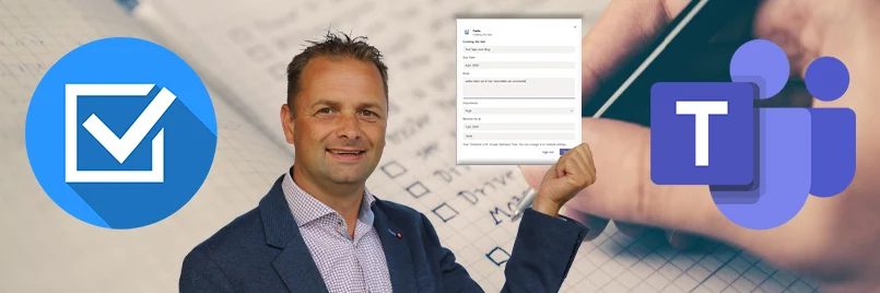 Maak direct taken aan vanuit Teams in Outlook