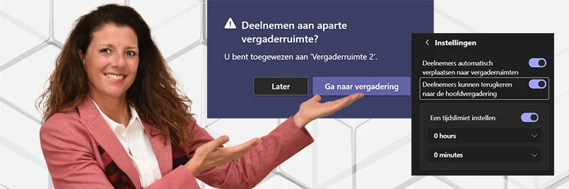 Breakout-rooms MS Teams 2.0: zelf terugkeren en een tijdslimiet instellen