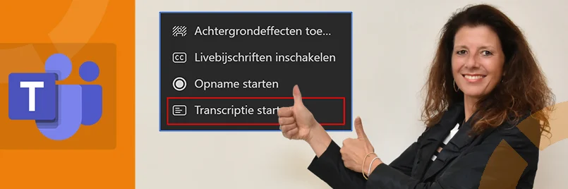 Automatisch notuleren met transcriptie in Teams