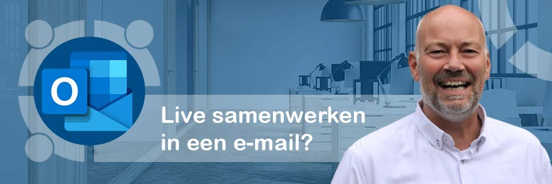 Live samenwerken met loop-onderdelen in een e-mail.
