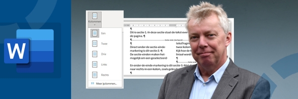 Secties In Word Kolommen Maken In Word Avk